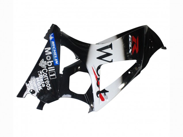Carénages Moto Suzuki GSXR 1000 2007-2008 - Noir Brillant Blanc West