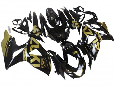 Carénages Moto Suzuki GSXR 1000 2009-2016 - Noir Brillant Or