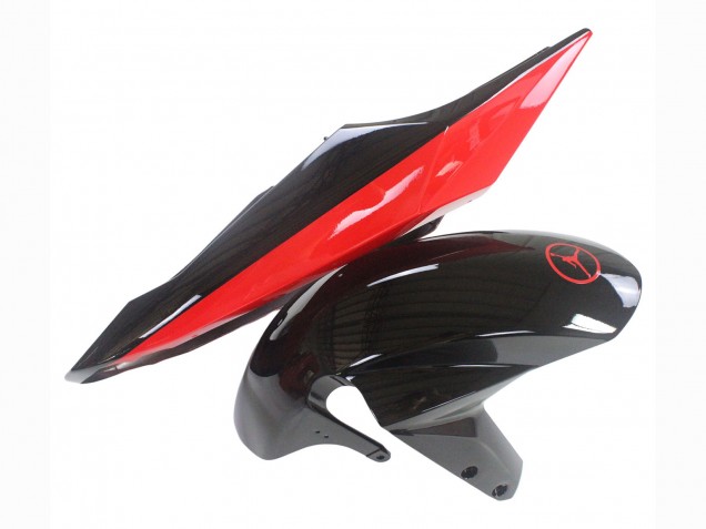 Carénages Moto Suzuki GSXR 600 / GSXR 750 2004-2005 - Noir Brillant Rouge Jordan Michelin