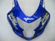 Carénages Moto Suzuki GSXR 600 / GSXR 750 2004-2005 - Bleu Blanc Jaune Vert Telefonica Motul MoviStar