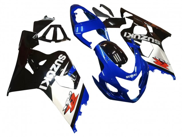 Carénages Moto Suzuki GSXR 600 / GSXR 750 2004-2005 - Bleu Blanc Noir