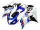 Carénage Moto Suzuki GSXR 600 / GSXR 750 2004-2005 - Blanc Bleu Noir Rouge
