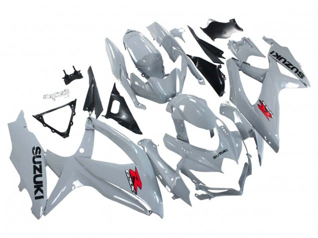 Carénages Moto Suzuki GSXR 600 / GSXR 750 2008-2010 - Gris Brillant