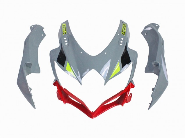 Carénages Moto Suzuki GSXR 600 / GSXR 750 2008-2010 - Gris Jaune Rouge