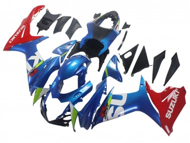 Carénages Moto Suzuki GSXR 600 / GSXR 750 2011-2024 - Bleu Rouge