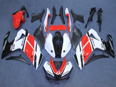 Carénages Moto Yamaha YZF R3/R25 2015-2018 - Blanc Rouge Noir Petronas Yamalube