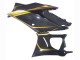 Carénages Moto Yamaha YZF R3/R25 2019-2021 - Or Noir Fibre de Carbone
