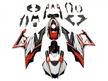 Carénage Moto Yamaha YZF R3/R25 2019-2021 - Blanc Rouge Noir