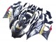 Carénages Moto Yamaha YZF R3/R25 2022-2024 - Noir Fibre de Carbone Style Or Rouge ABBOT