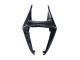 Carénages Moto Yamaha YZF R3/R25 2022-2024 - Marbre Noir Argent Bleu Fibre de Carbone Forgée Style