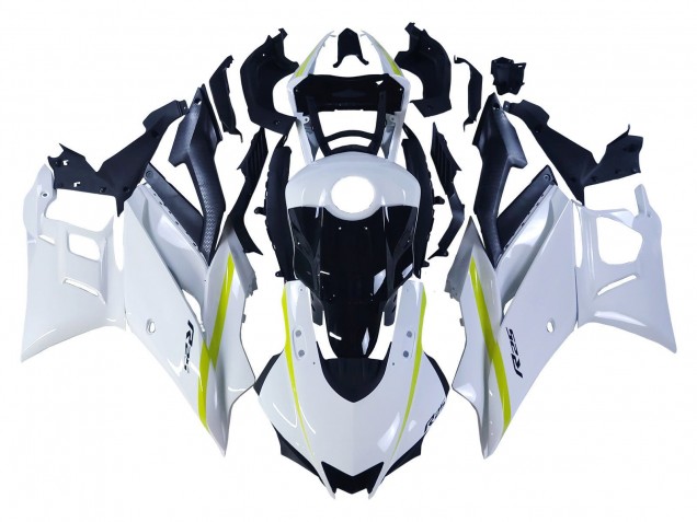 Carénages Moto Yamaha YZF R3/R25 2022-2024 - Blanc Jaune Noir