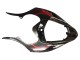 Carénages Moto Yamaha YZF 1000 R1 2004-2006 - Noir Brillant Rouge Flamme
