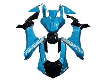Carénage Moto Yamaha YZF 1000 R1 2020-2025 - Bleu Noir Brillant