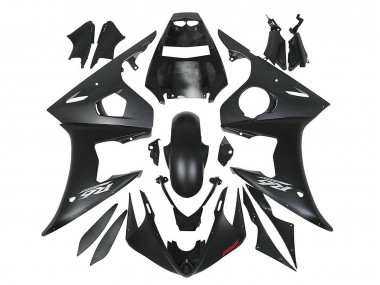 Carénages Moto Yamaha YZF R6 2003-2004 - Noir Mat