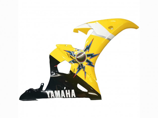 Carénages Moto Yamaha YZF R6 2003-2004 - Jaune Rouge Noir Brillant 46