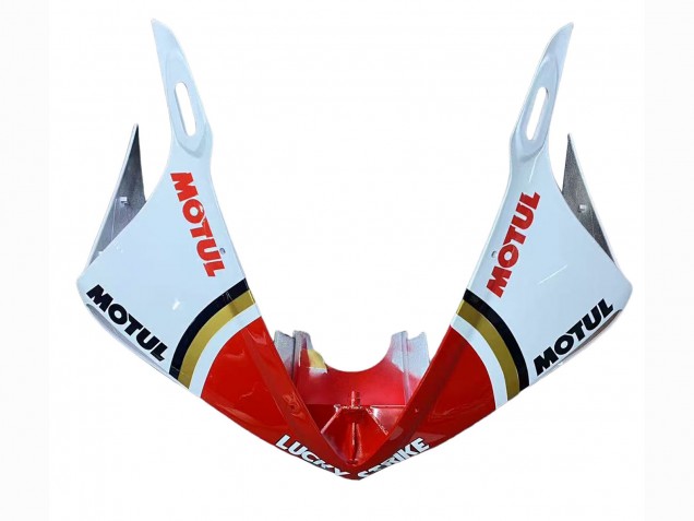 Carénages Moto Yamaha YZF R6 2003-2004 - Blanc Rouge Lucky Strike Motul