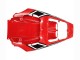 Carénage Moto Yamaha YZF R6 2003-2004 - Blanc Rouge Noir Brillant