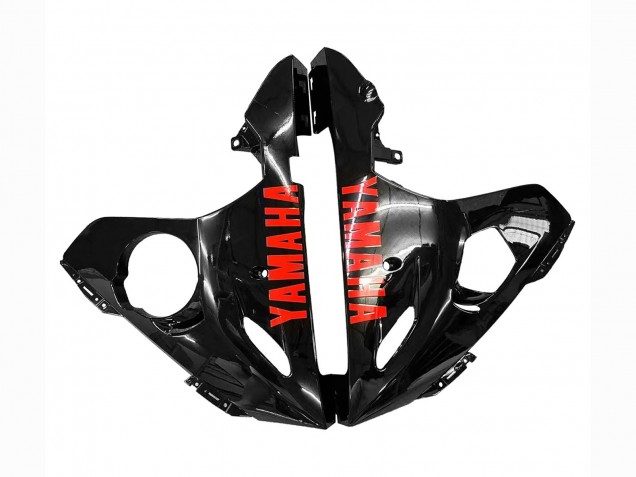 Carénages Moto Yamaha YZF R6 2003-2004 - Noir Brillant Rouge