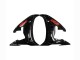 Carénages Moto Yamaha YZF R6 2003-2004 - Noir Brillant Rouge