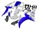Carénages Moto Yamaha YZF R6 2003-2004 - Blanc Bleu GYTR