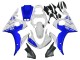 Carénages Moto Yamaha YZF R6 2003-2004 - Blanc Bleu GYTR