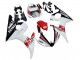 Carénages Moto Yamaha YZF R6 2003-2004 - Blanc Rouge Noir Brillant Motul