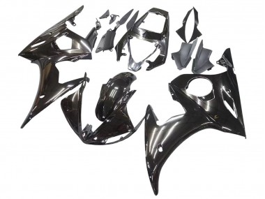 Carénages Moto Yamaha YZF R6 2003-2004 - Noir Brillant
