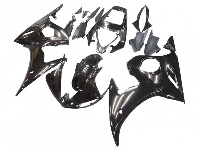Carénages Moto Yamaha YZF R6 2003-2004 - Noir Brillant