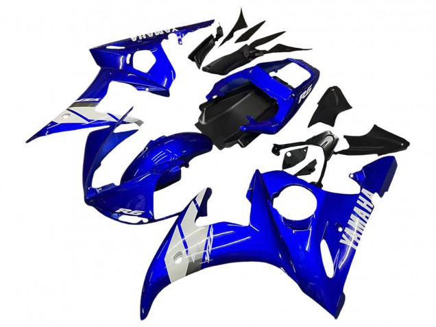 Carénage Moto Yamaha YZF 600 R6 2005 - Bleu Blanc