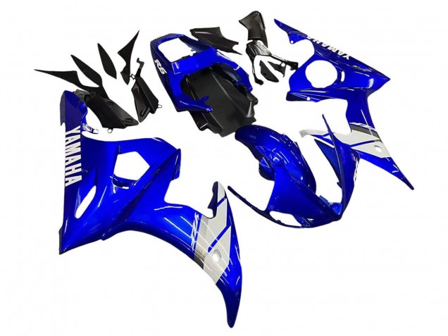 Carénage Moto Yamaha YZF 600 R6 2005 - Bleu Blanc