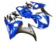 Carénages Moto Yamaha YZF 600 R6 2005 - Bleu Noir Mat