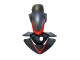 Carénages Moto Honda CBR250RR 2011-2015 - Noir Mat Rouge Bande