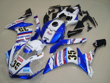 Carénages Moto Yamaha YZF R1 2007-2008 - Blanc Bleu Rouge Noir Volvo Sterilgarda Yamalube Fimer 35