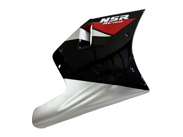 Carénages Moto Honda NSR250R 1988-1989 - Argent Rouge Noir Brillant
