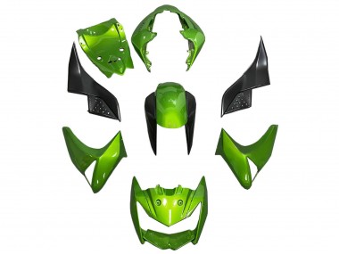 Carénage Moto Kawasaki Z1000 2003-2006 - Vert Noir Brillant