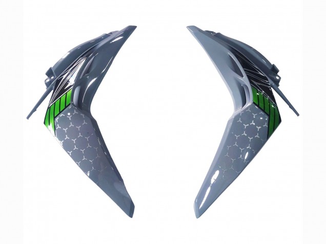 Carénages Moto Kawasaki Z1000 2014-2019 - Noir Vert Gris