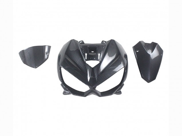 Carénages Moto Kawasaki Z1000 2014-2019 - Noir Fibre de Carbone