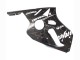 Carénages Moto Kawasaki ZX12R 2000-2001 - Noir Brillant Blanc Elf Neige