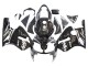 Carénages Moto Kawasaki ZX12R 2000-2001 - Noir Brillant Blanc Elf Neige