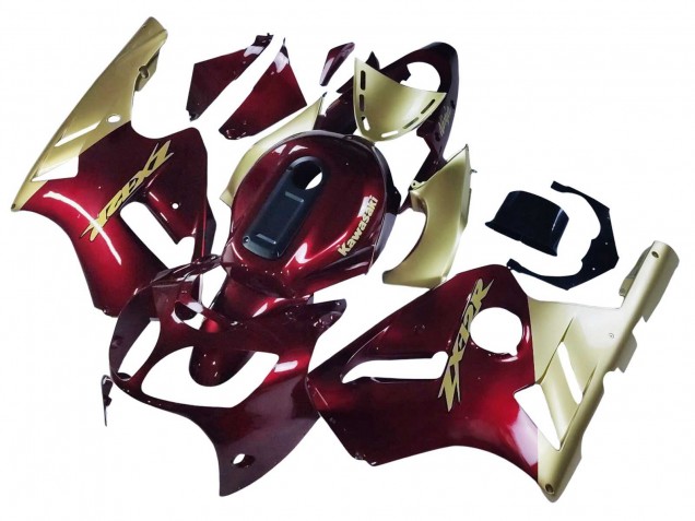Carénages Moto Kawasaki ZX12R 2000-2001 - Rouge Or
