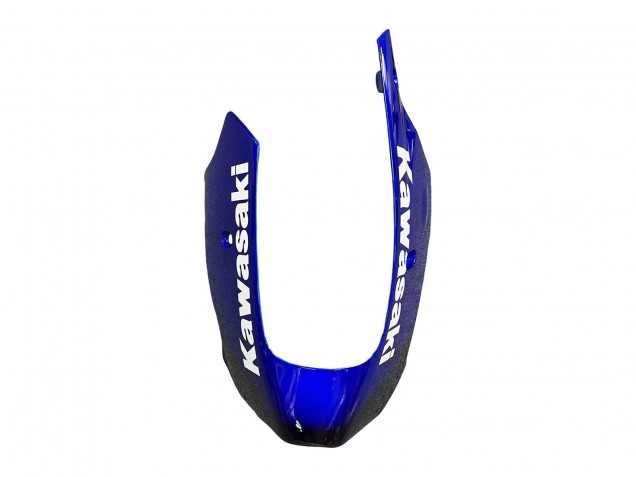 Carénages Moto Kawasaki ZX9R 2000-2001 - Noir Brillant Bleu Flamme Blanc
