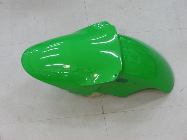 Carénages Moto Kawasaki ZX9R 2000-2001 - Vert Argent Noir