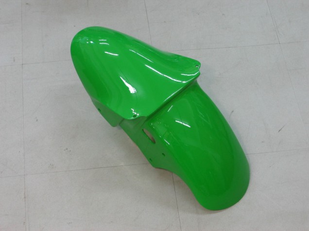 Carénages Moto Kawasaki ZX9R 2000-2001 - Vert Argent Noir