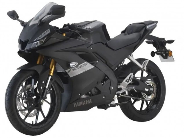 Carénages Moto Yamaha YZF R15 2018-2024 - Noir Mat Argent