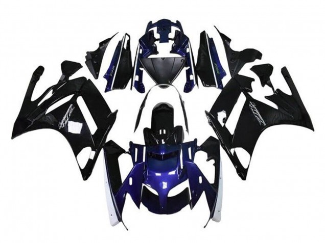 Carénages Moto Yamaha FJR1300 2001-2006 - Noir Brillant Bleu