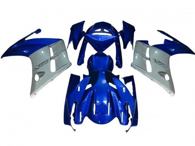 Carénages Moto Yamaha FJR1300 2007-2012 - Bleu Argent