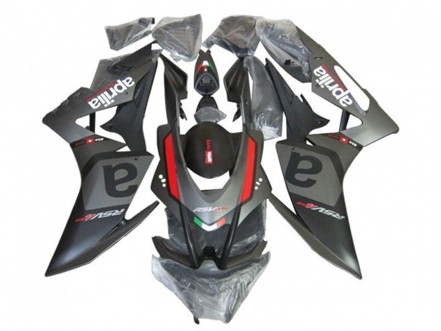 Carénages Moto Aprilia RSV4 1000 2009-2015 - Noir Mat Gris Rouge