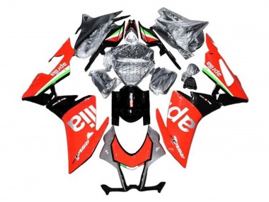 Carénages Moto Aprilia RSV4 1000 2009-2015 - Rouge Argent Noir Vert Blanc