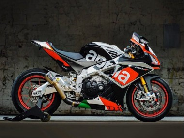 Carénages Moto Aprilia RSV4 1000 2016-2020 - Noir Mat Argent Rouge Vert