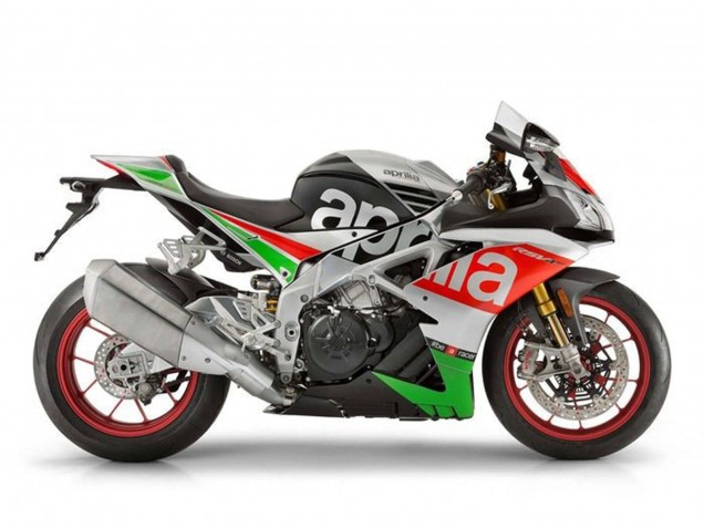 Kits Carénage Moto ABS Aprilia RSV4 1000 2016-2020 - Argent Rouge Noir Vert
